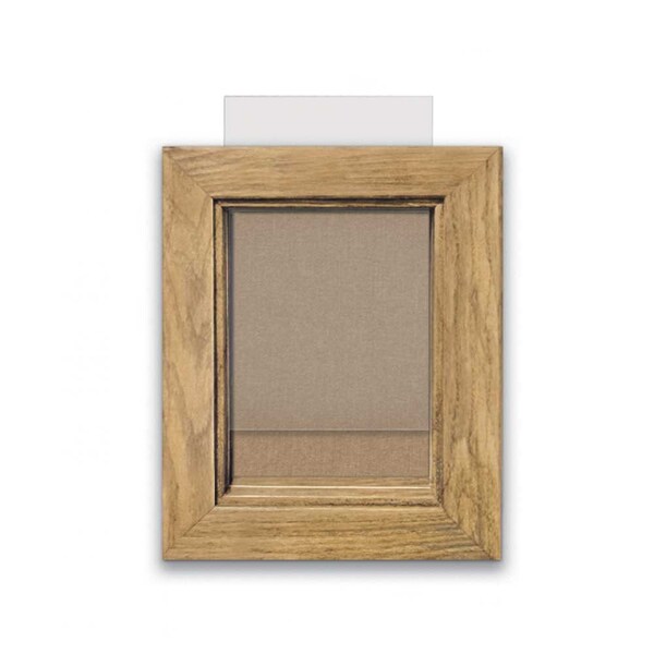 Indoor Enclosed Combo Board, 72"x36", Black Frame/Burgundy & Black
